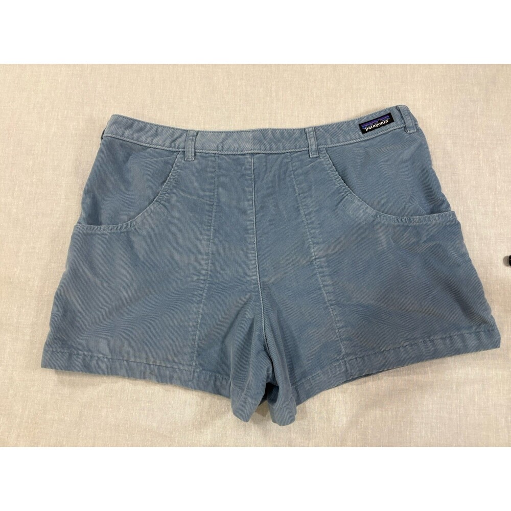 Patagonia Sky Blue Corduroy Shorts Size 18 With 3” Inseam. - Picture 2 of 6